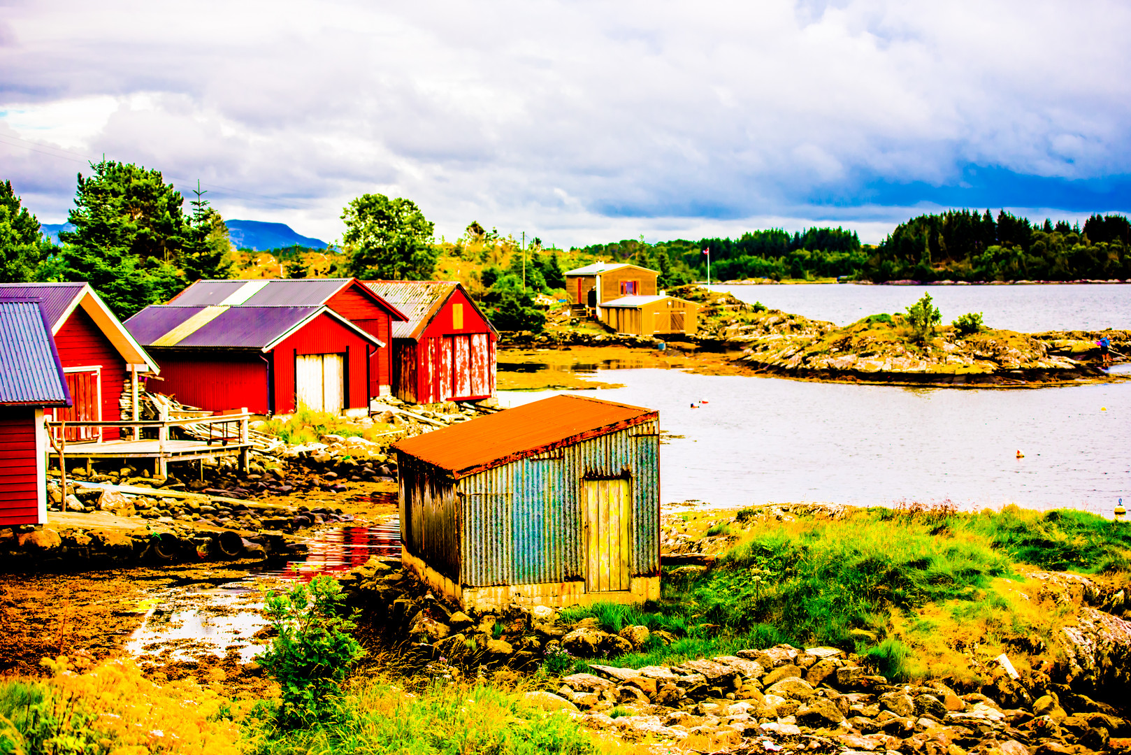 Buntes Norwegen