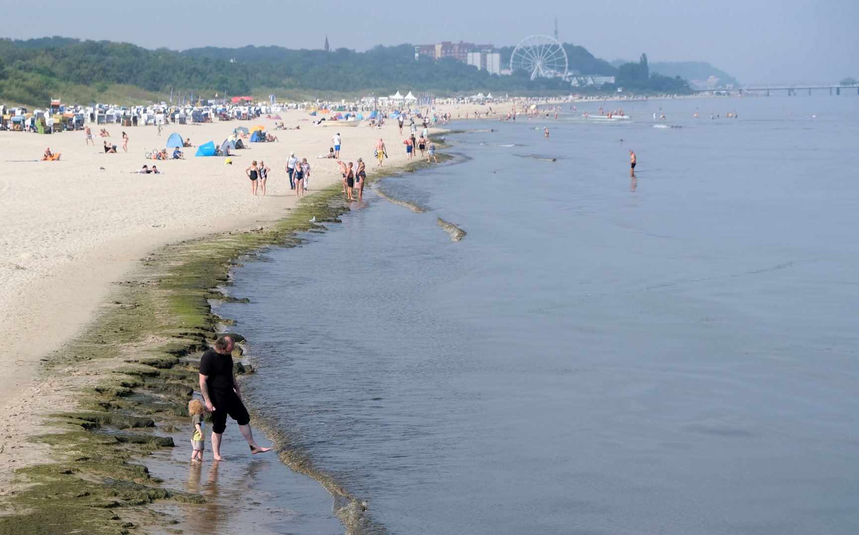 Buntes Strandleben ...