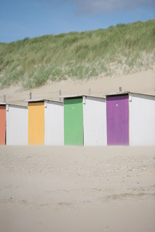 Buntes Strandleben