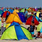 Buntes Strandleben