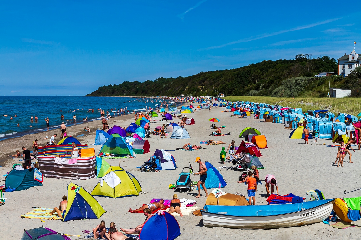 Buntes Strandleben Rerik