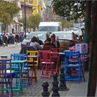 Buntes Straßenleben in Istanbul