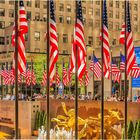 Buntes Treiben am Rockefeller Center