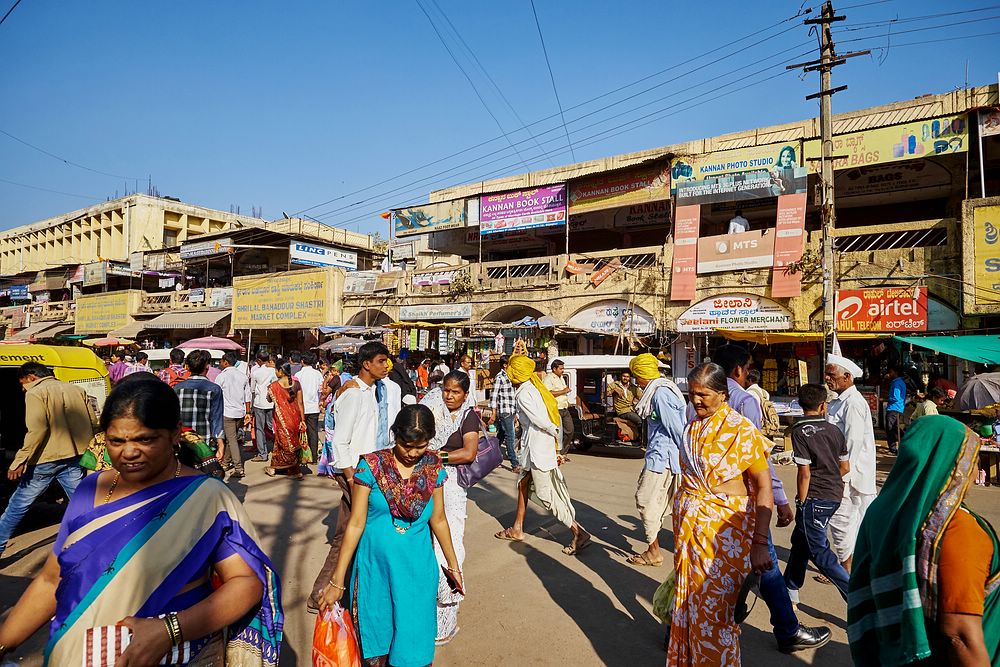 Buntes Treiben in Bijapur