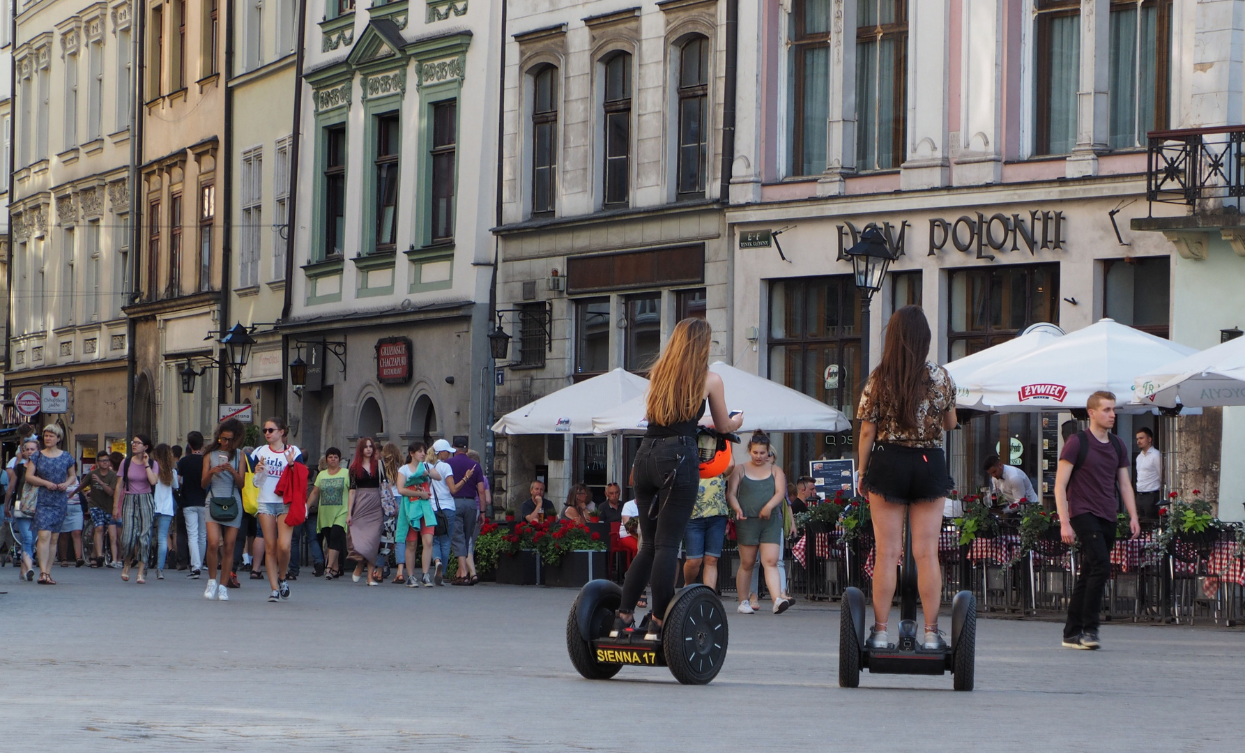 Buntes Treiben in Krakau ...