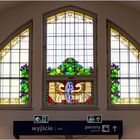 Buntglasfenster, Bahnhof