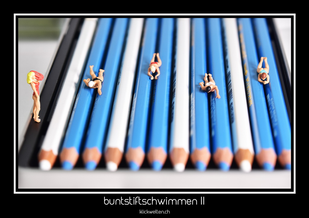 buntstiftschwimmen II