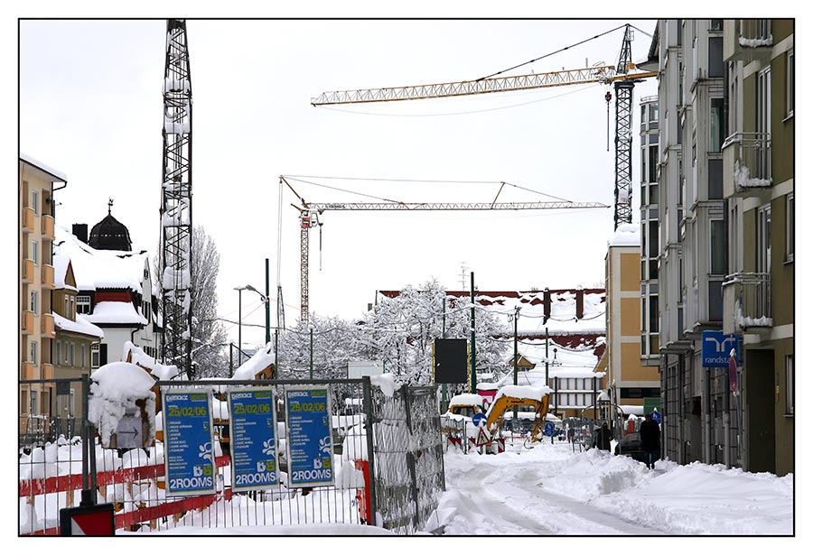 Bunzlauer Straße, U-Bahn-Baustelle