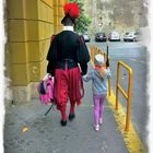 Buongiorno dal Vaticano (Off to school, the Vatican way... )