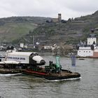 Buran vor der Burg Pfalzgrafenstein / Kaub