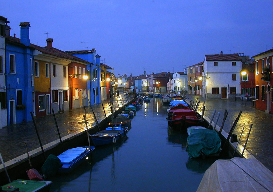 Burano au crépuscule