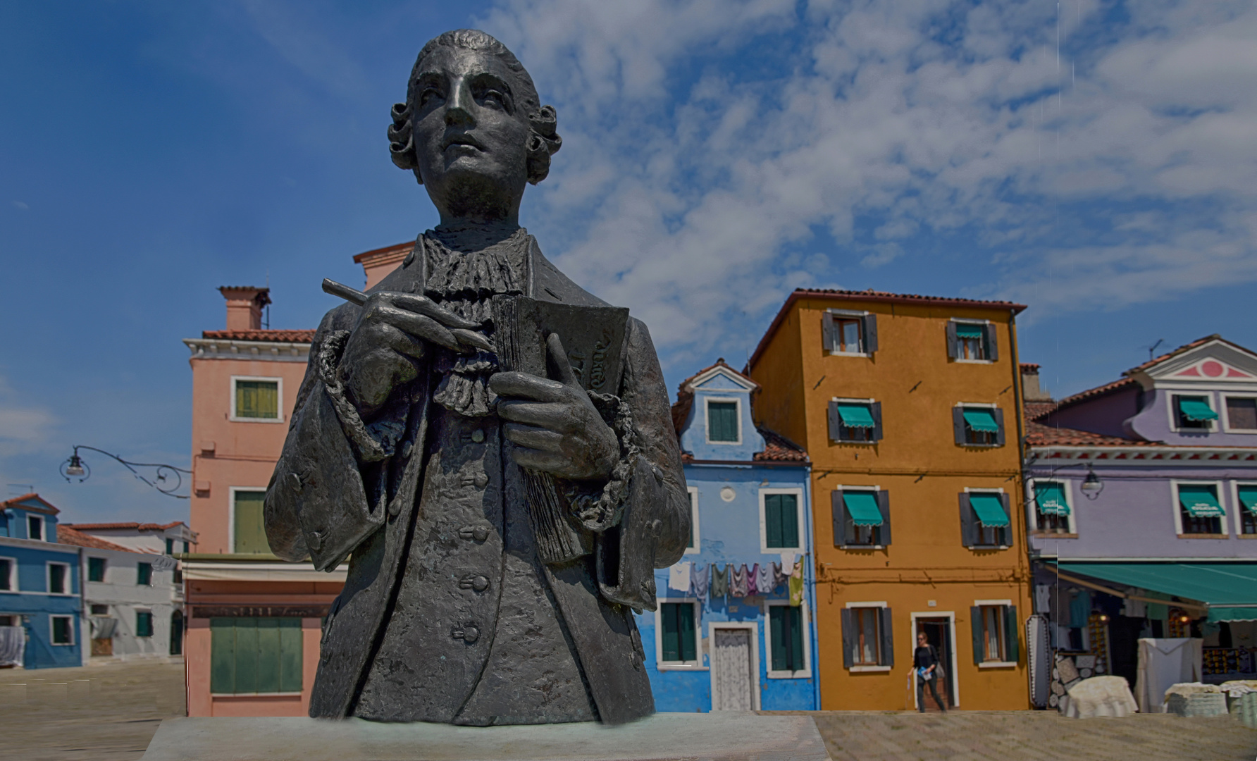 Burano Baldassare Galuppi Denkmal