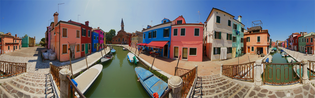 Burano   # Canale  RIVA dei SANTI  * 360°