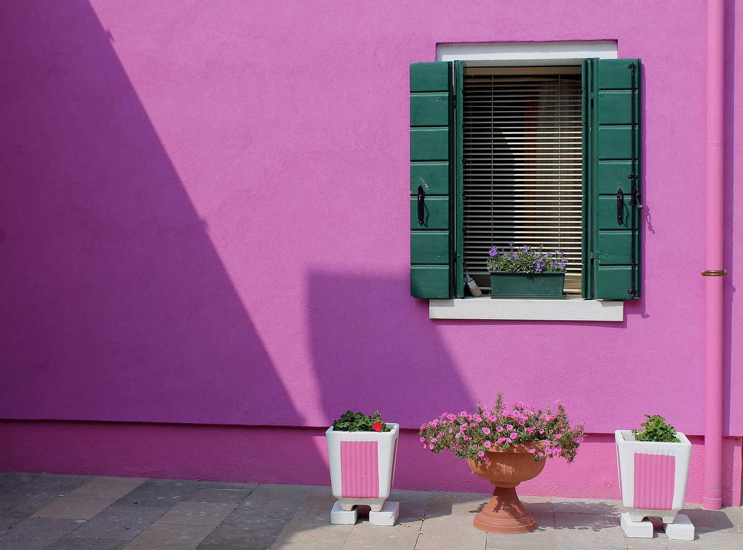 Burano, diesmal in Lila