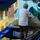 Burano e suoi colori e vita quotidiana ....