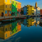 Burano gespiegelt