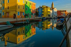 Burano gespiegelt