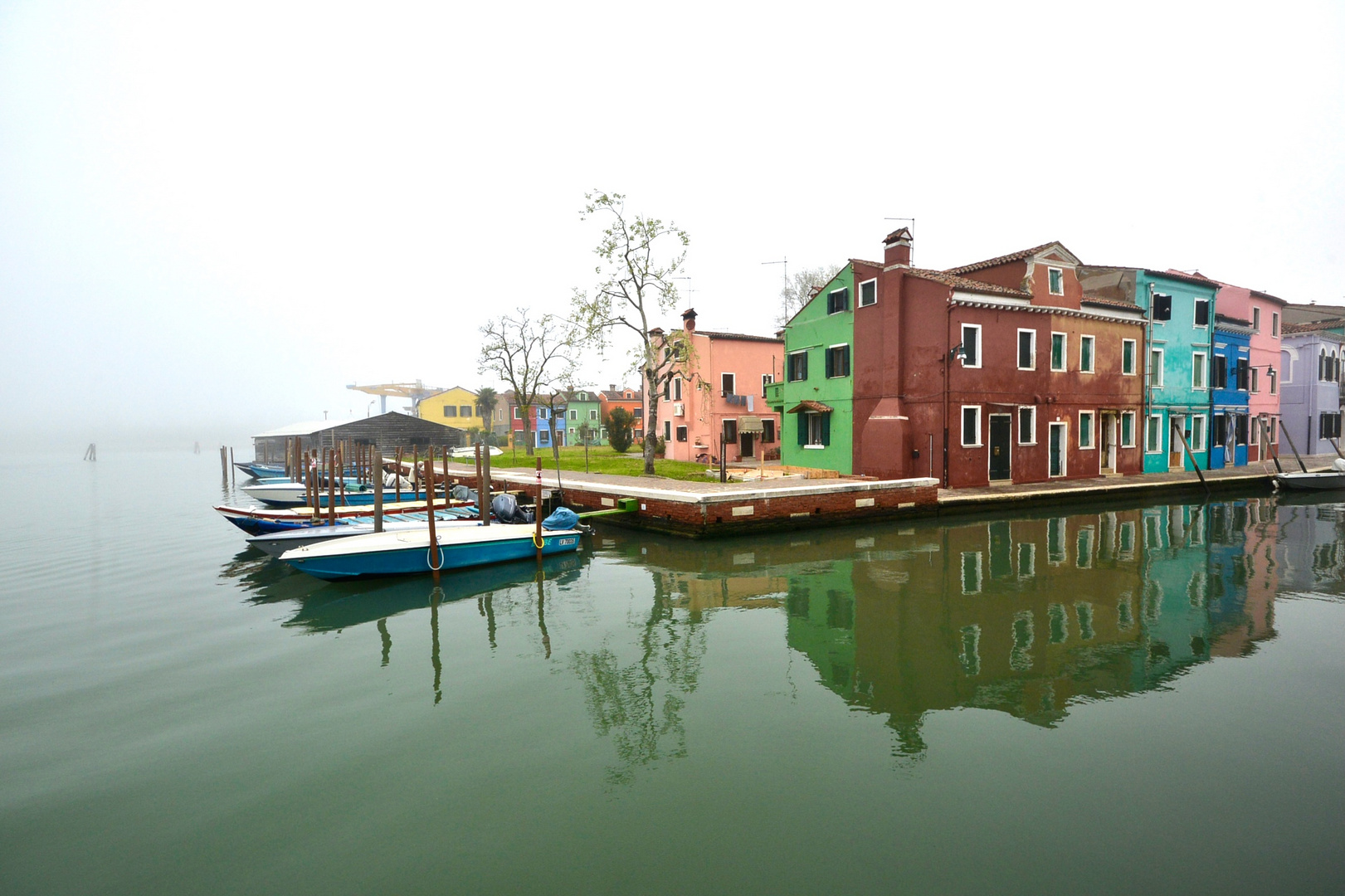 Burano im Nebel