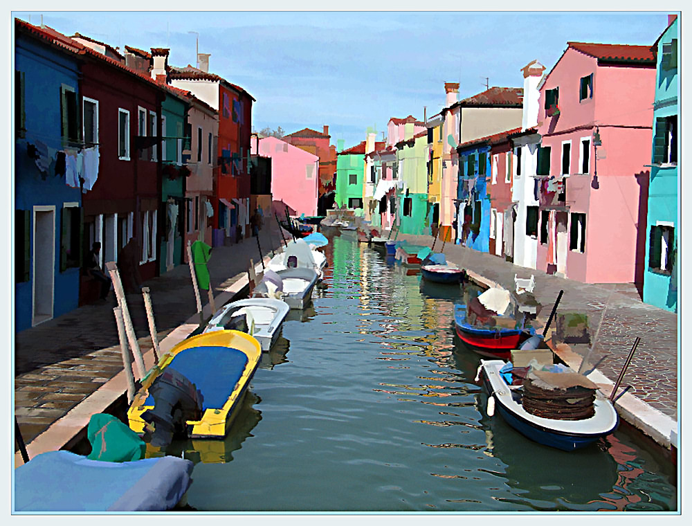 Burano in Venezia