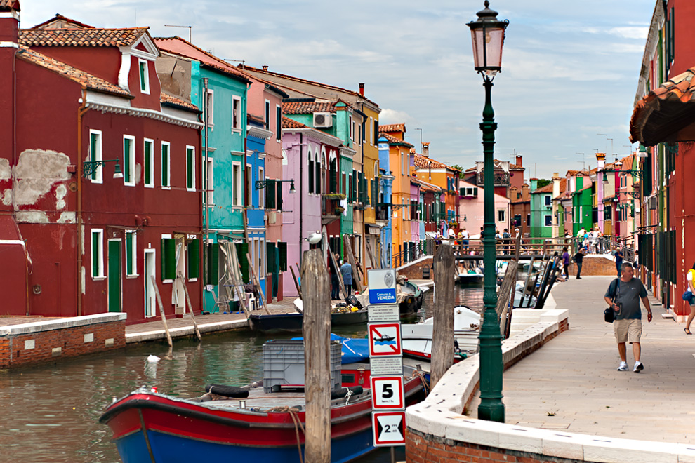 Burano ist bunt