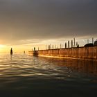 Burano, pescatore al tramonto