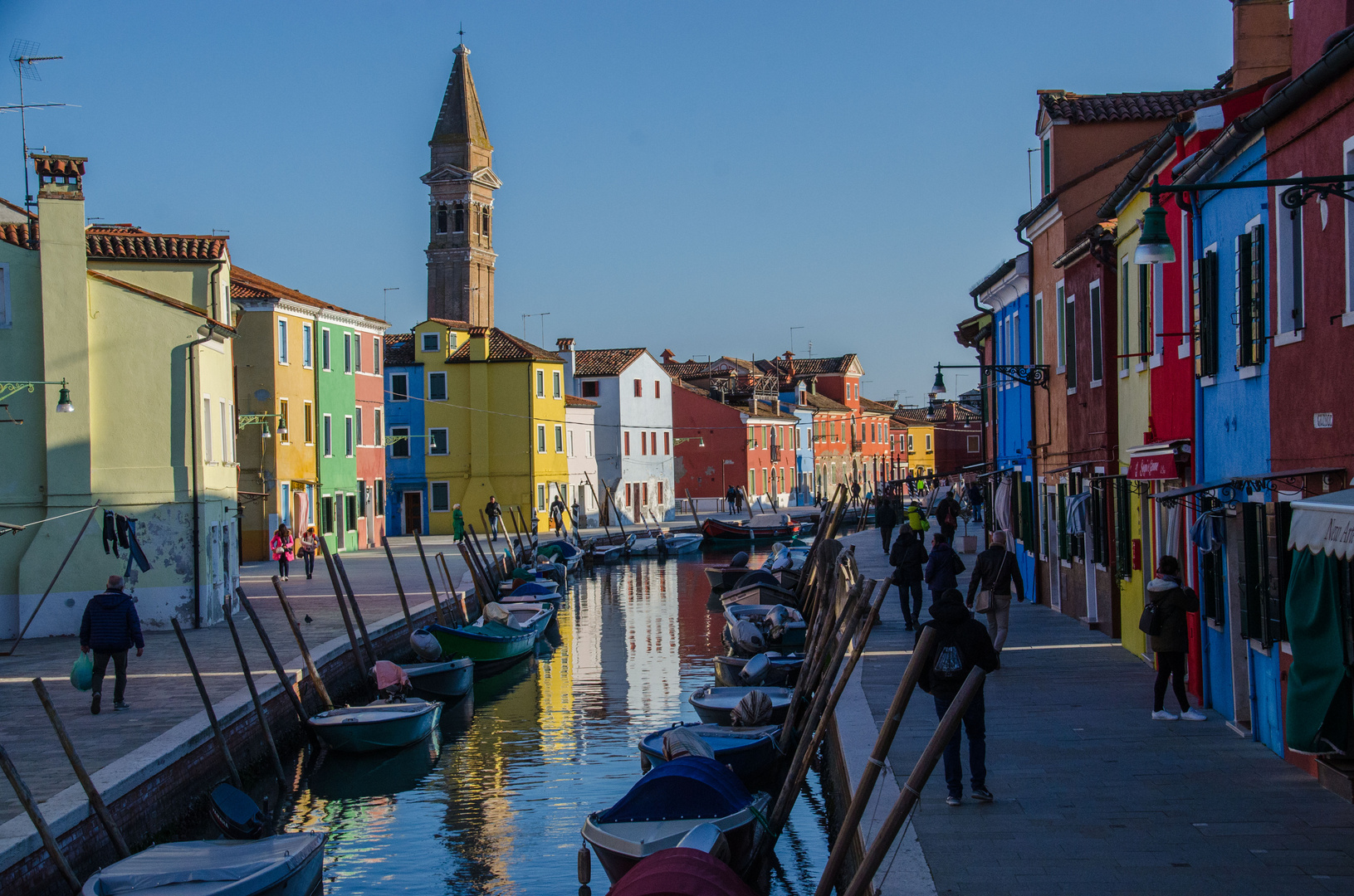 Burano Spiegelung