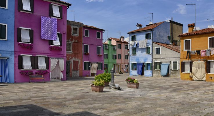 Burano  - Venedigs kleine Schwester -