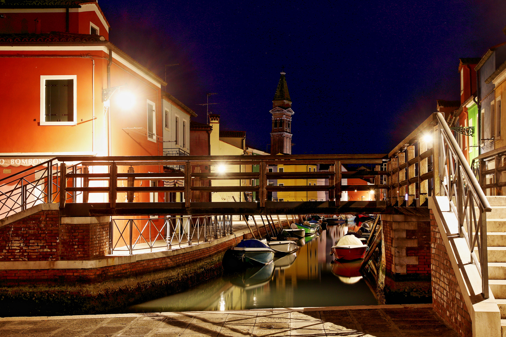 Burano zur blauen Stunde