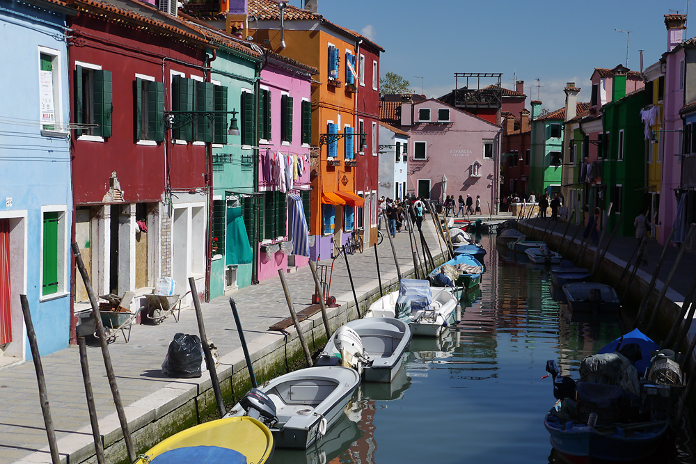 Burano's bunte Häuser