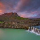 Búrfell im letzten Licht