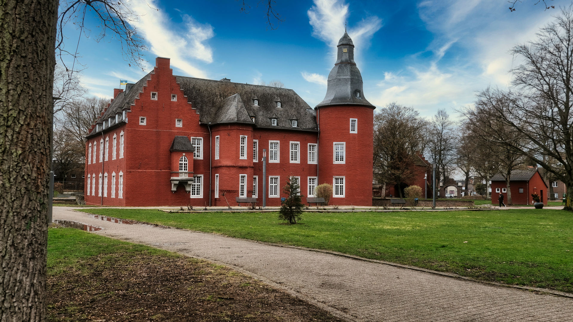 Burg Alsdorf Schloß Frühling