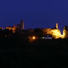 Burg Altdahn bei Nacht