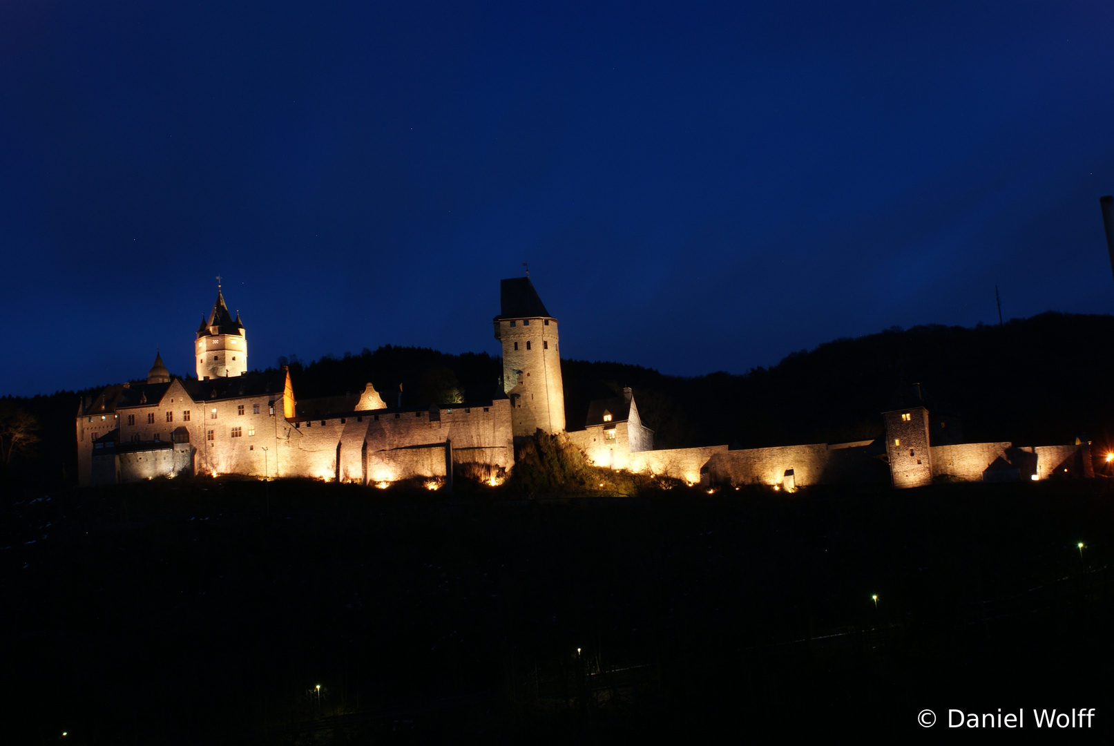 Burg Altena bei Nacht