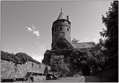 Burg Altena in s/w