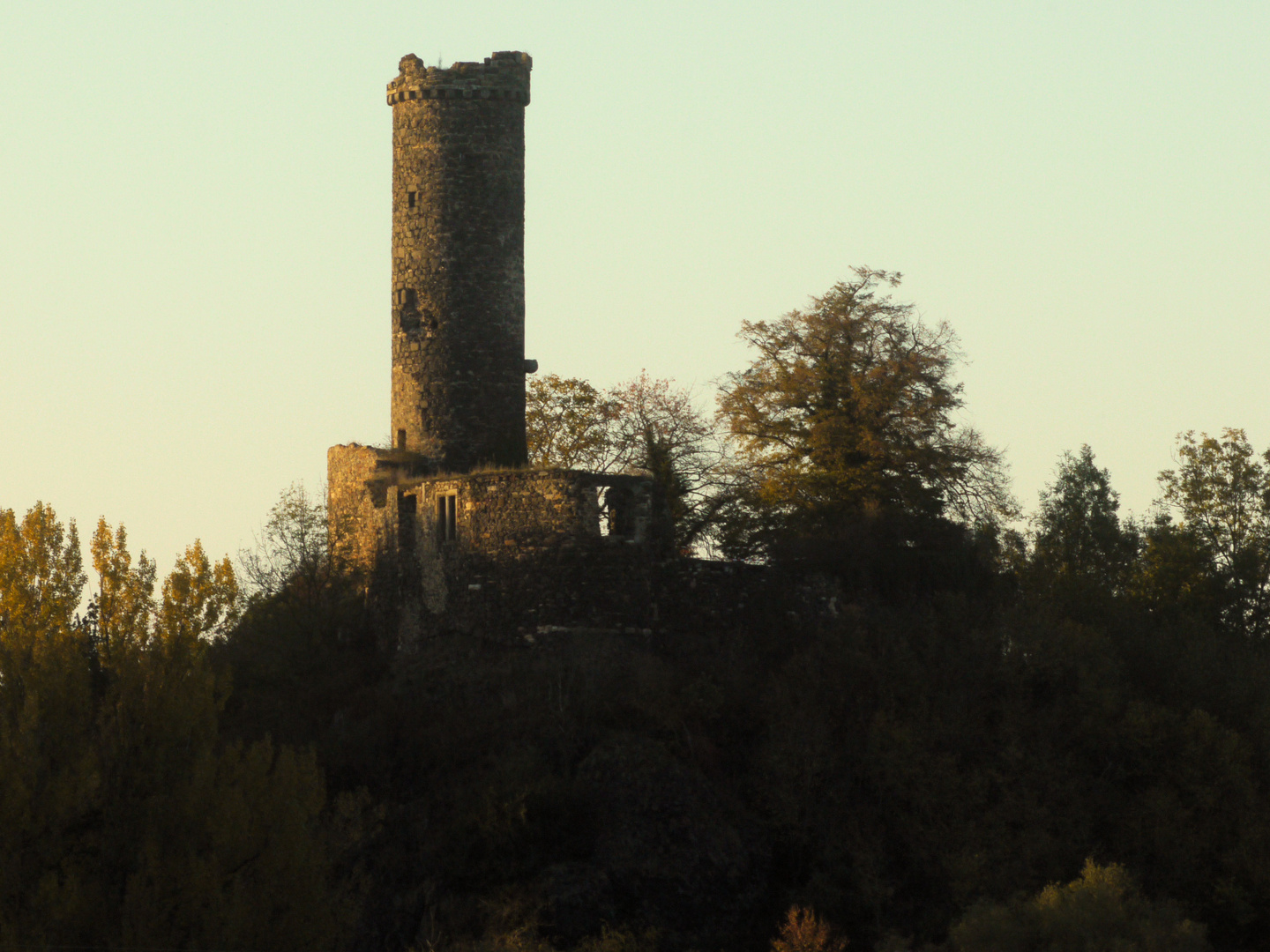 Burg Altenburg im Abendlicht