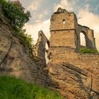 Burg Altenstein - auf mächtigen Räthsandsteinfelsen...