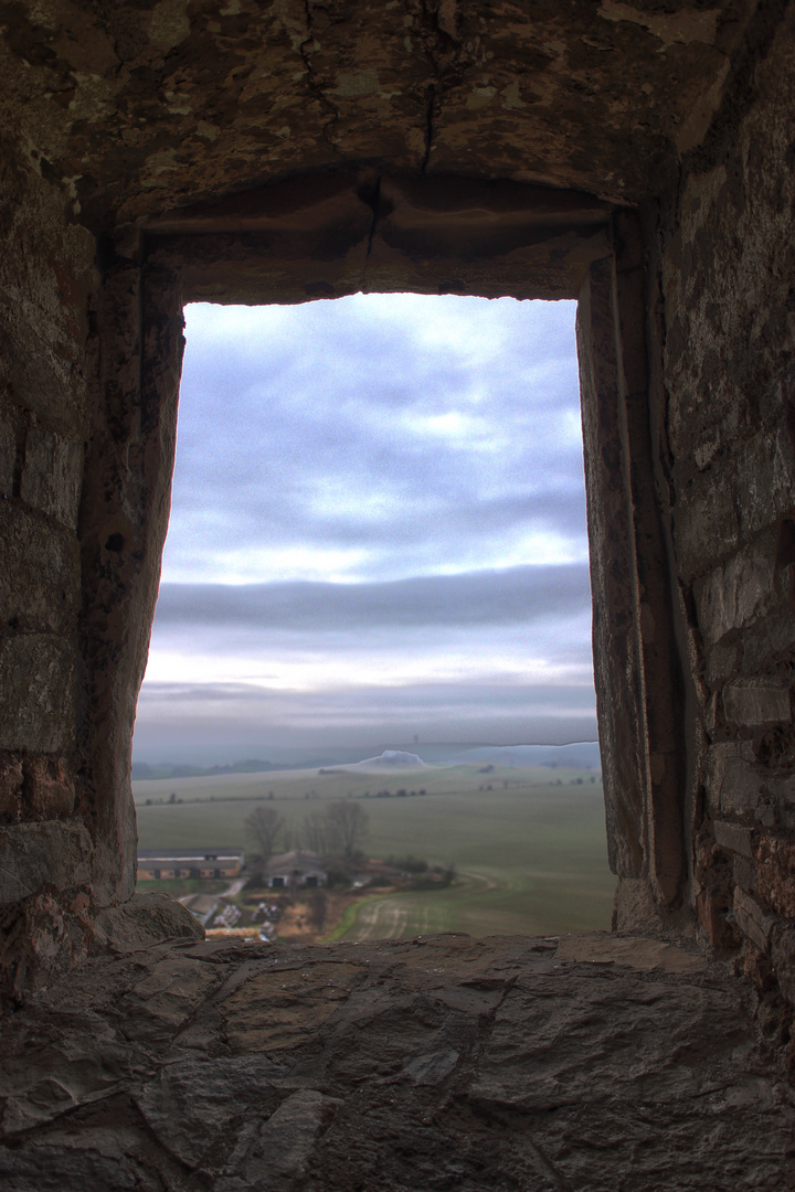 Burg Arnstein Ausblick ( Sachsen - Anhalt )