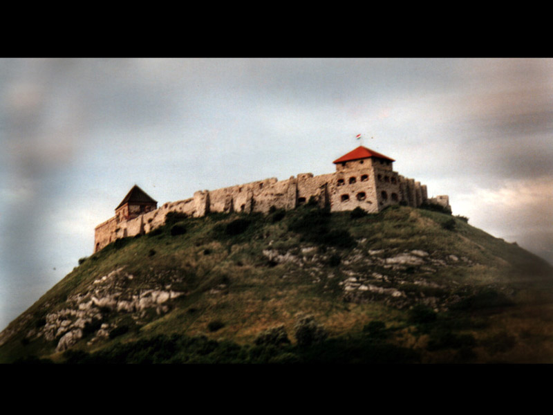 burg auf einem starken fels