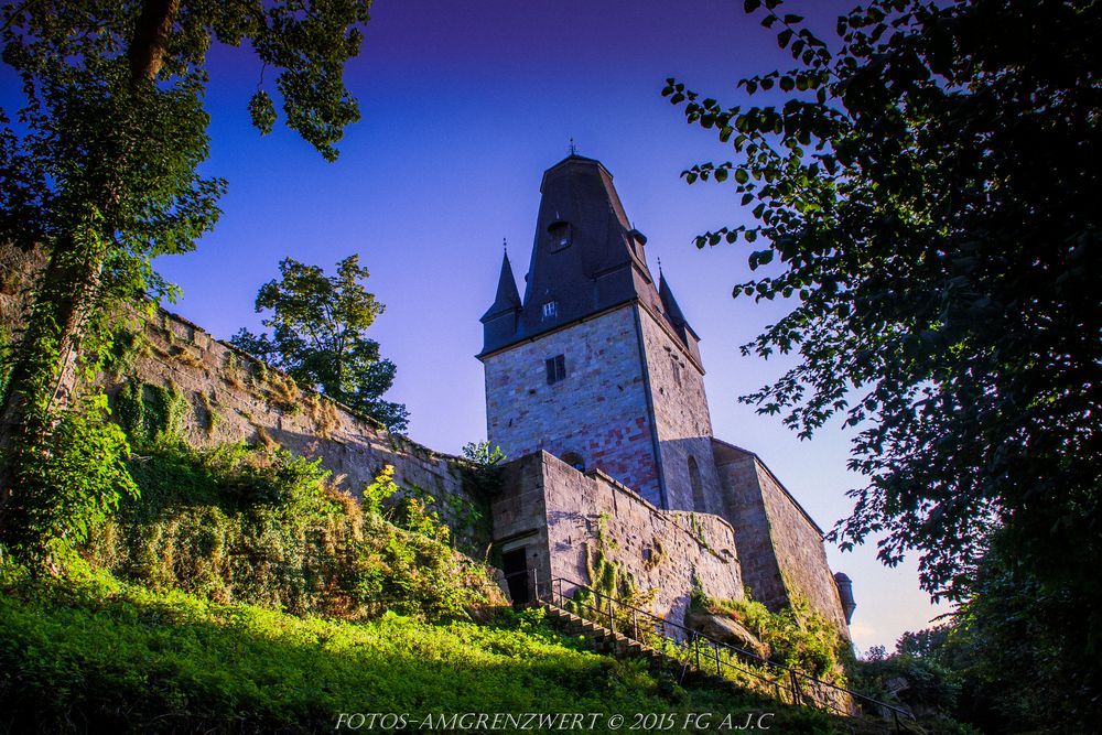 Burg Bad Bentheim in der Abendsonne