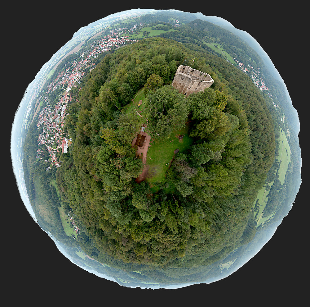 Burg Bad Liebenstein little planet