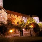 Burg bei Nacht