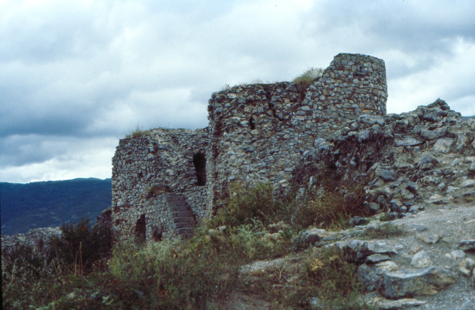  Burg bei Ohrid Nordmazedonien