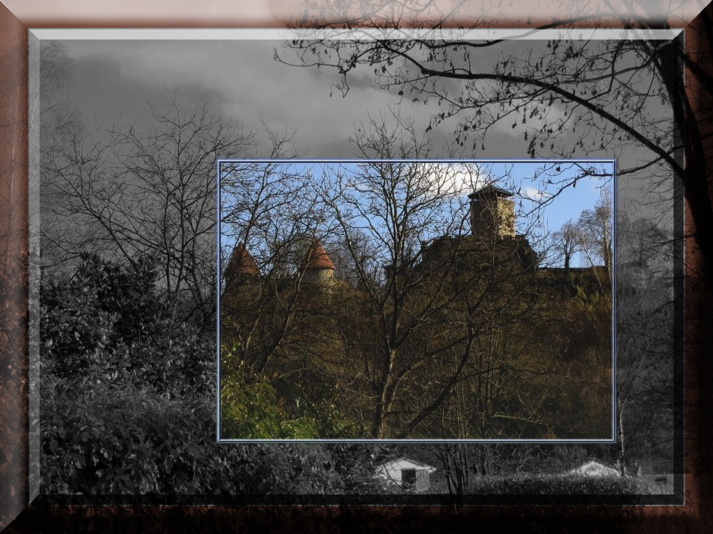 Burg Beilstein-fest gerahmt