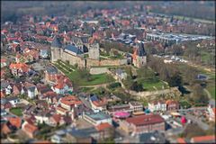 Burg Bentheim im Luftbild