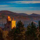 Burg Berwartstein bei Sonnenaufgang