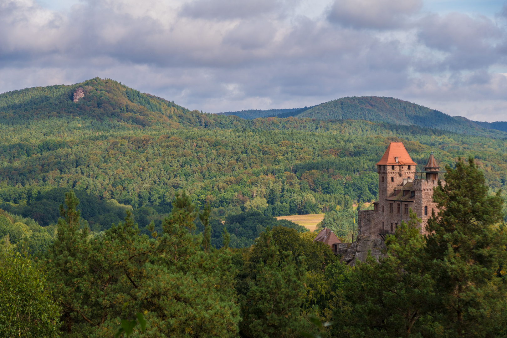 Burg Berwartstein und Buhlsteinpfeiler