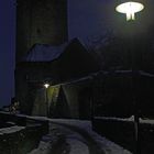 Burg Blankenstein am späten Abend