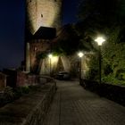 Burg Blankenstein bei Nacht