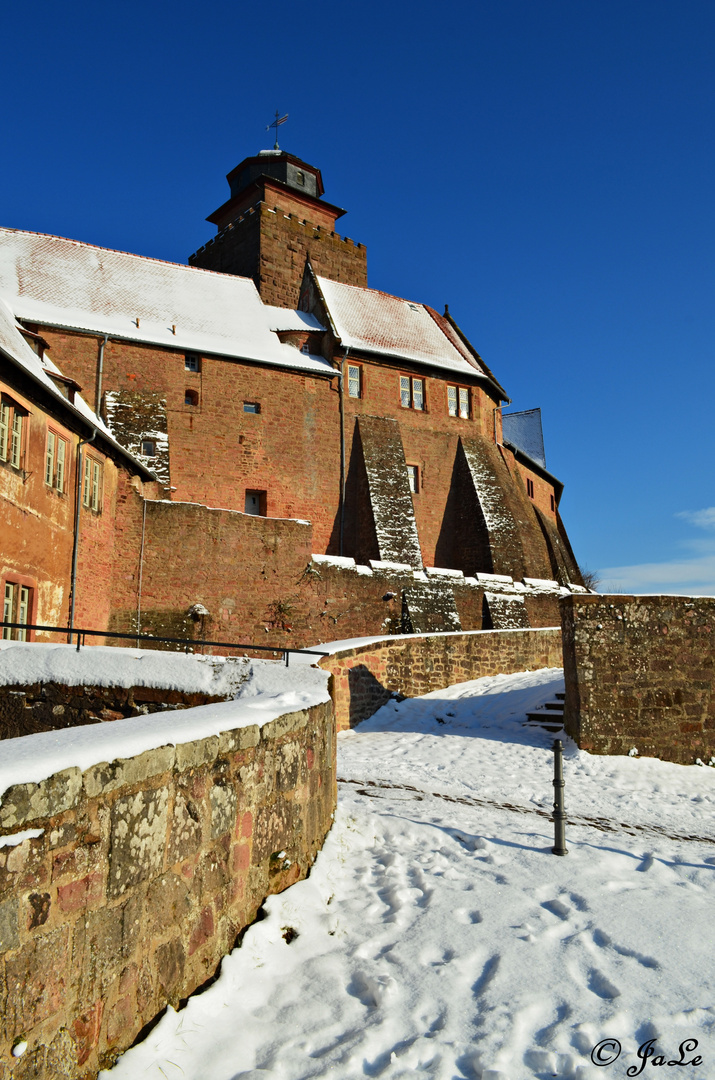 Burg Breuberg im Winter