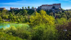 Burg Burghausen vom Pulverturm aus